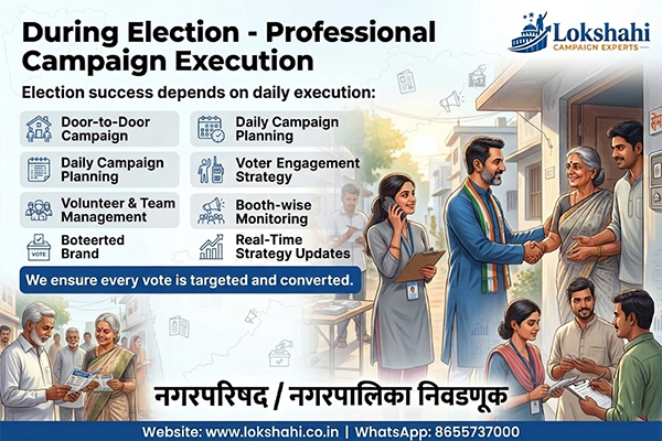 During Election - Professional Campaign Execution election-municipal-council-during-election
